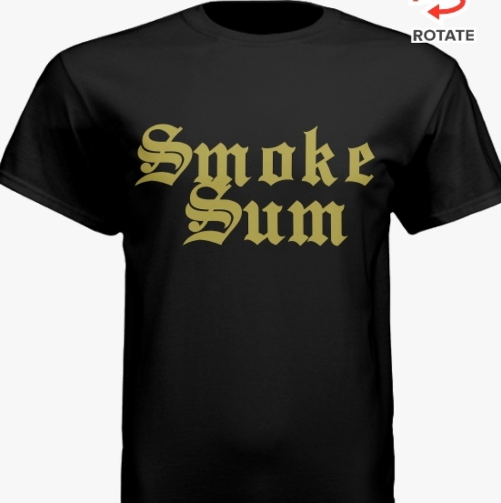 Mens smoke sum tshirt